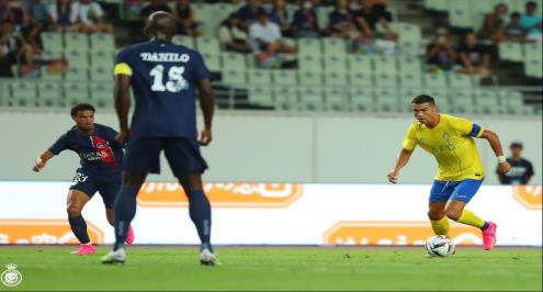 منافس الزمالك بالبطولة العربية.. التعادل يحسم ودية النصر وباريس سان جيرمان